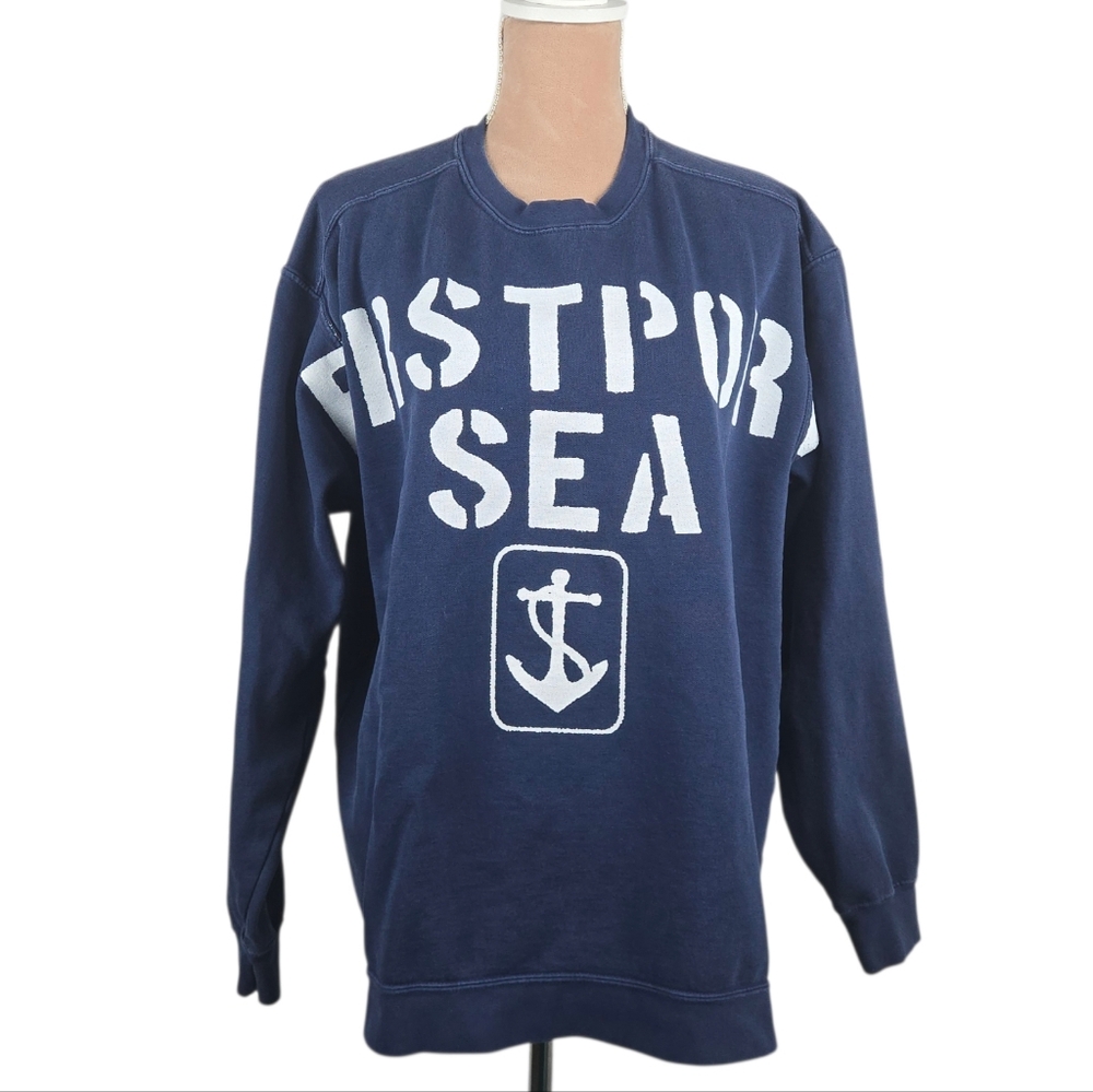 Firstport x Free People Sea Billboard Crewneck Sweatshirt Size XL